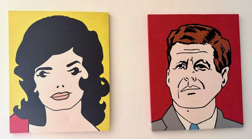 Pop art jackie - pop,